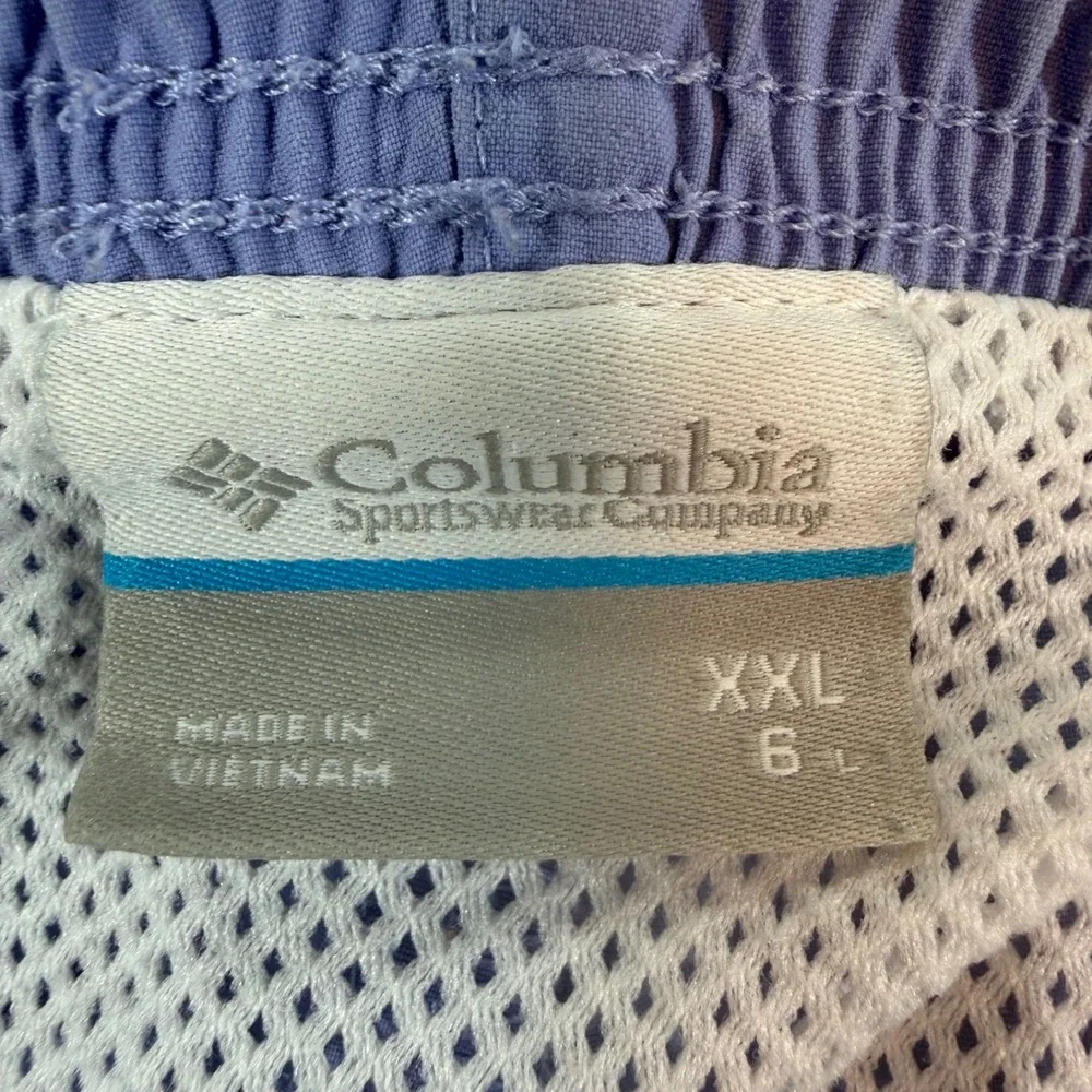 Columbia PFG Backcast‎ III Swim Shorts Purple XXL Omni Shade 6in